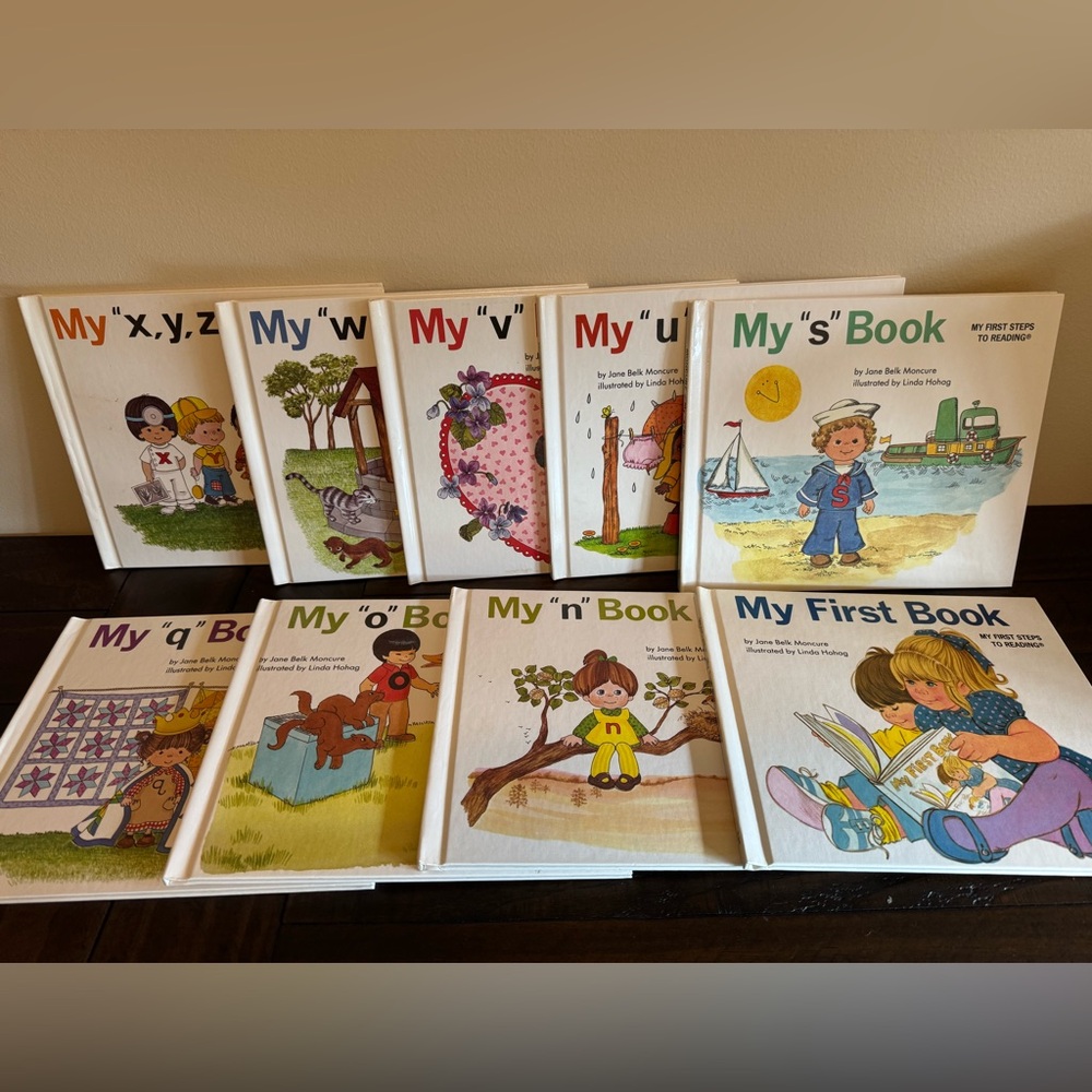 Vintage - Lot of 9 - My First Steps to Reading Series